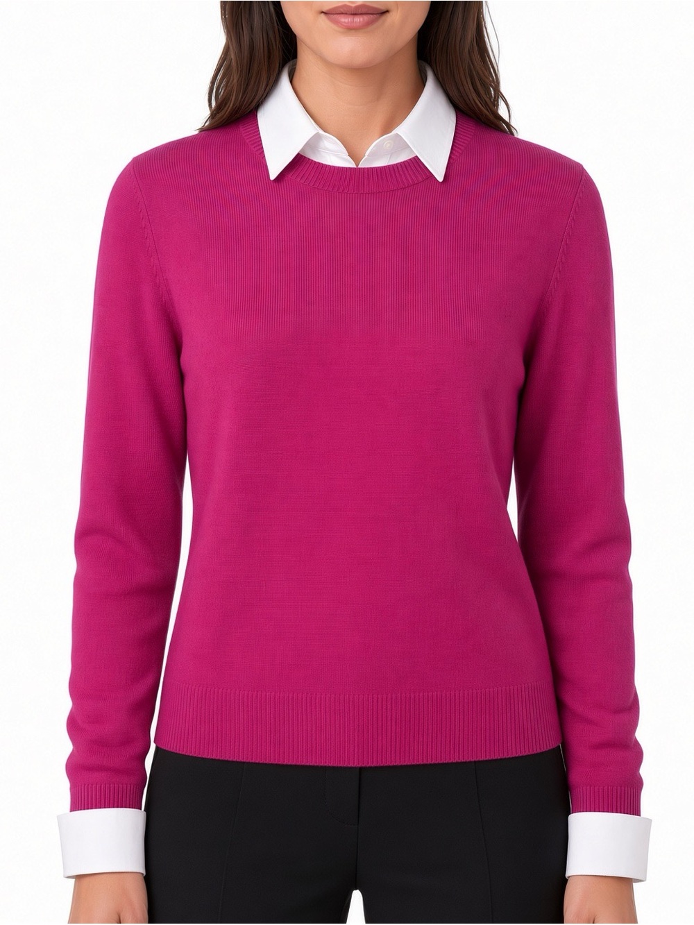 Antonio Melani Fuchsia Cashmere Sweater